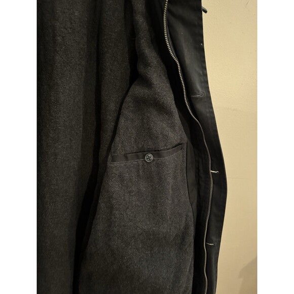 Vintage Polo Ralph Lauren Coat Men Black Field Barn Utility Jacket Work Chore XL - Picture 6 of 11